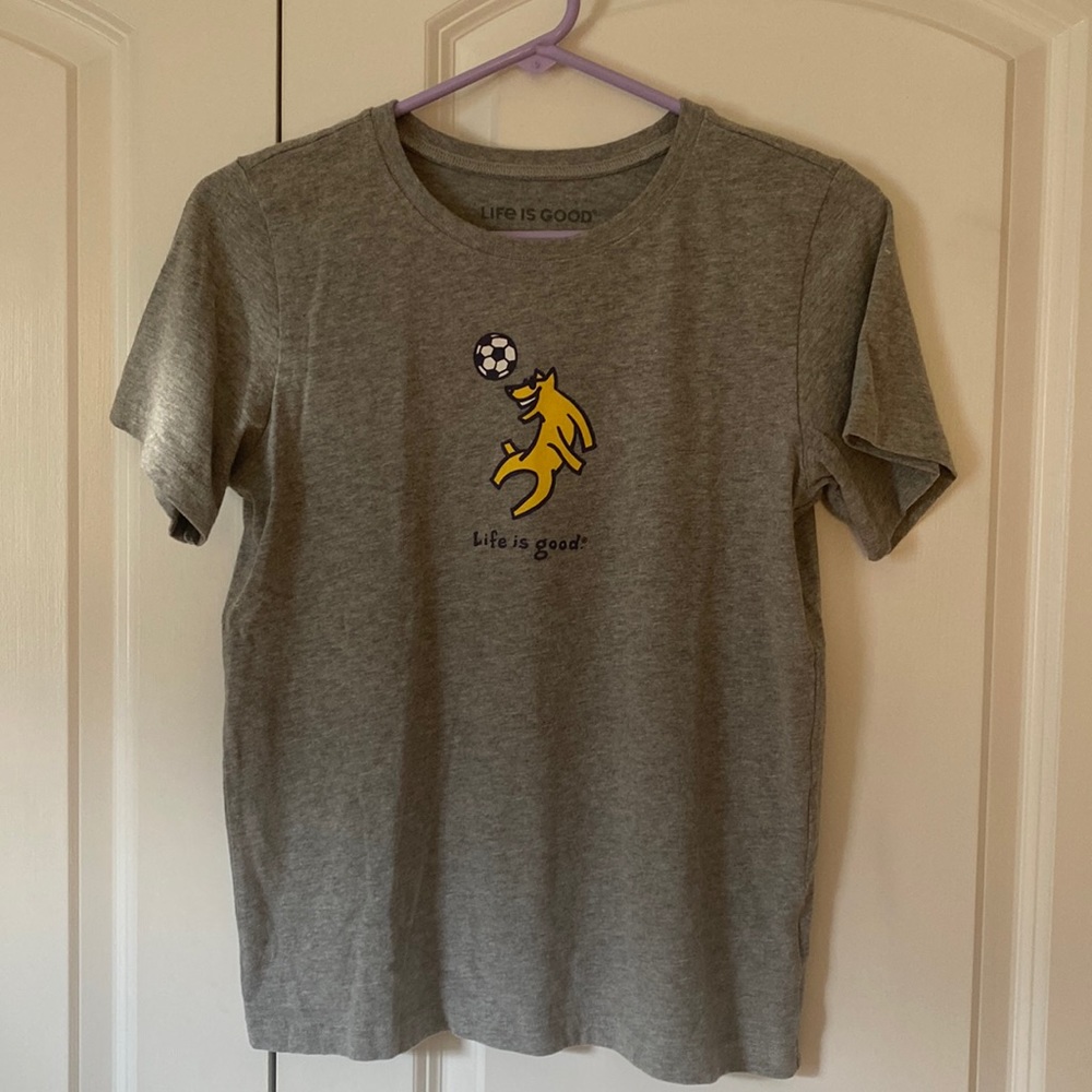 LIG Life Is Good boys soccer tee shirt XXL 14